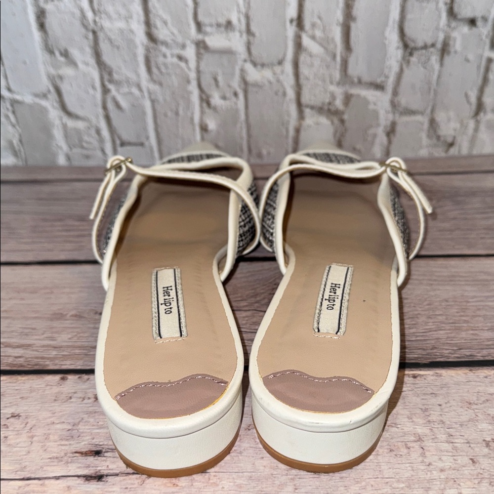 Tweed Backless Flats - Picture 5 of 11